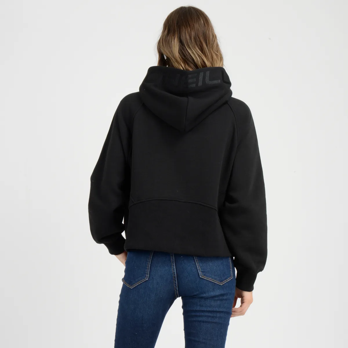 Poleron Full Zipper Storm O'Neill Mujer Negro - Imagen 3