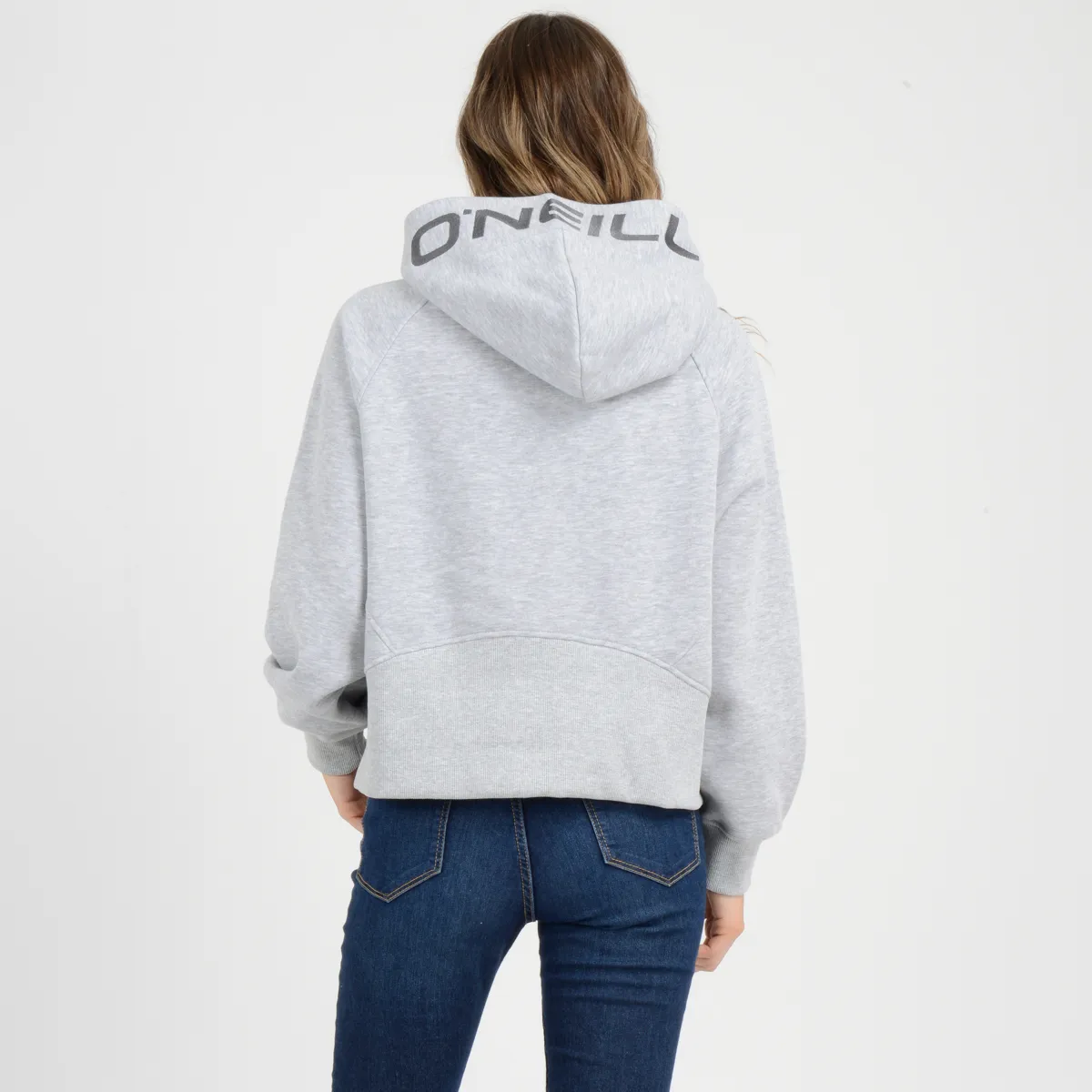 Poleron Full Zipper Storm O'Neill Mujer Gris - Imagen 3