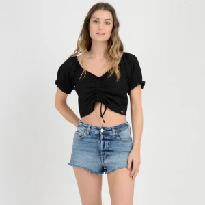 342949-1200-auto.webp Polera Manga Corta Elastic O'Neill Mujer Negro