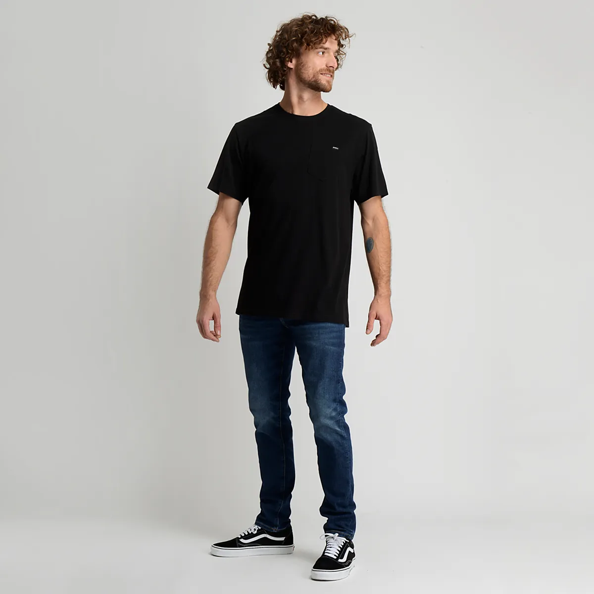 Polera Manga Corta Sea O'Neill Hombre Negro - Imagen 4