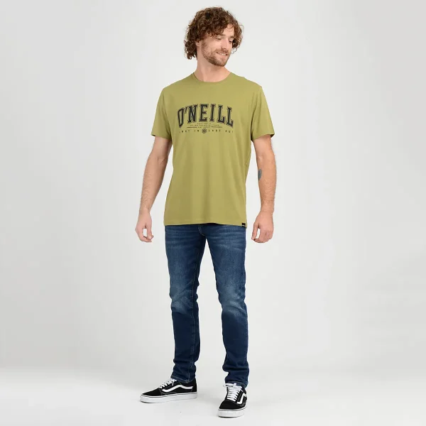 Polera Manga Corta Bells O'Neill Hombre Verde - Imagen 4