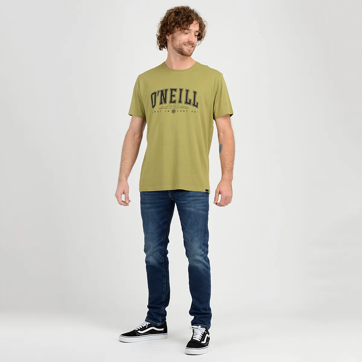 Polera Manga Corta Bells O'Neill Hombre Verde - Imagen 4