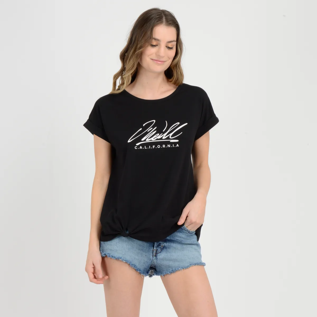 Polera Manga Corta Joint O'Neill Mujer Negro - Imagen 2