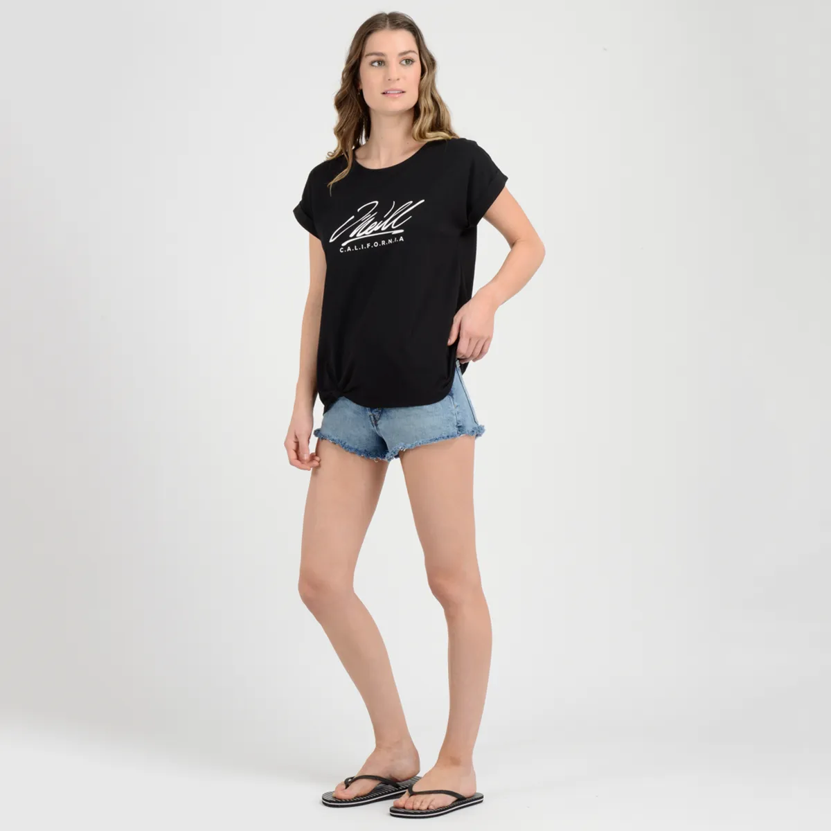 Polera Manga Corta Joint O'Neill Mujer Negro - Imagen 4