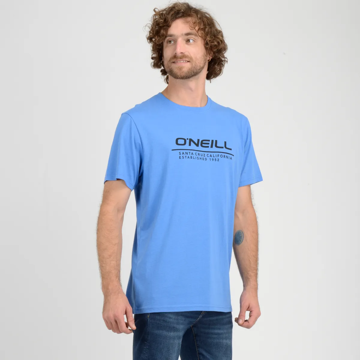Polera Manga Corta Leash O'Neill Hombre Azul - Imagen 2