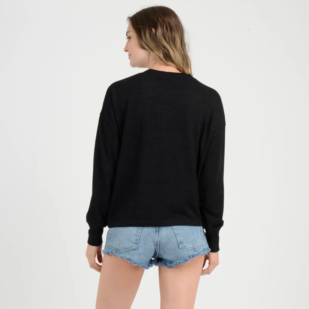 Sweater Blossom O'Neill Mujer Negro - Imagen 3