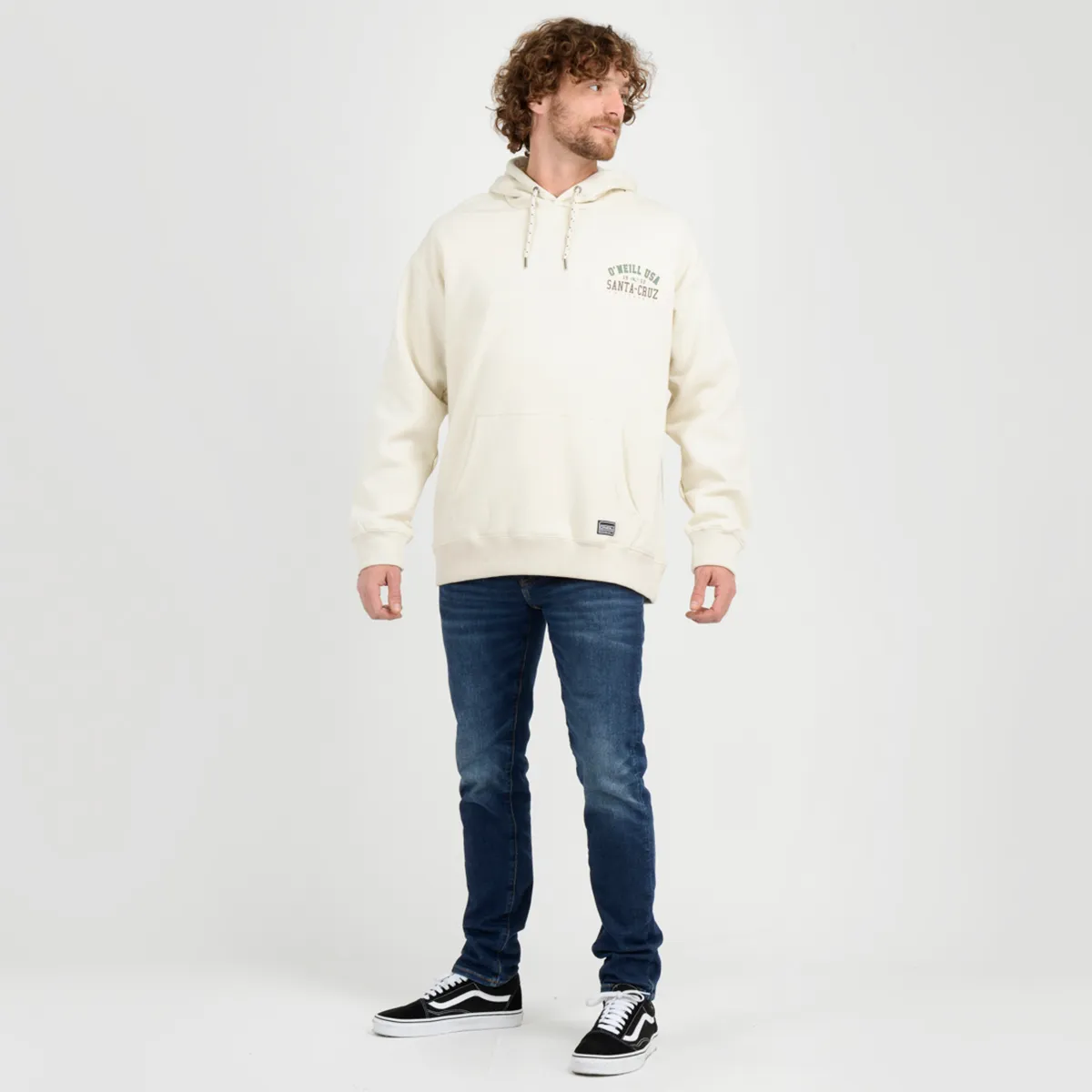 Poleron Hoodie Shadow O'Neill Hombre Beige - Imagen 4