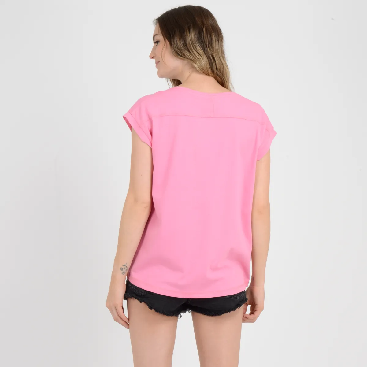 Polera Manga Corta Angel O'Neill Mujer Rosado - Imagen 3