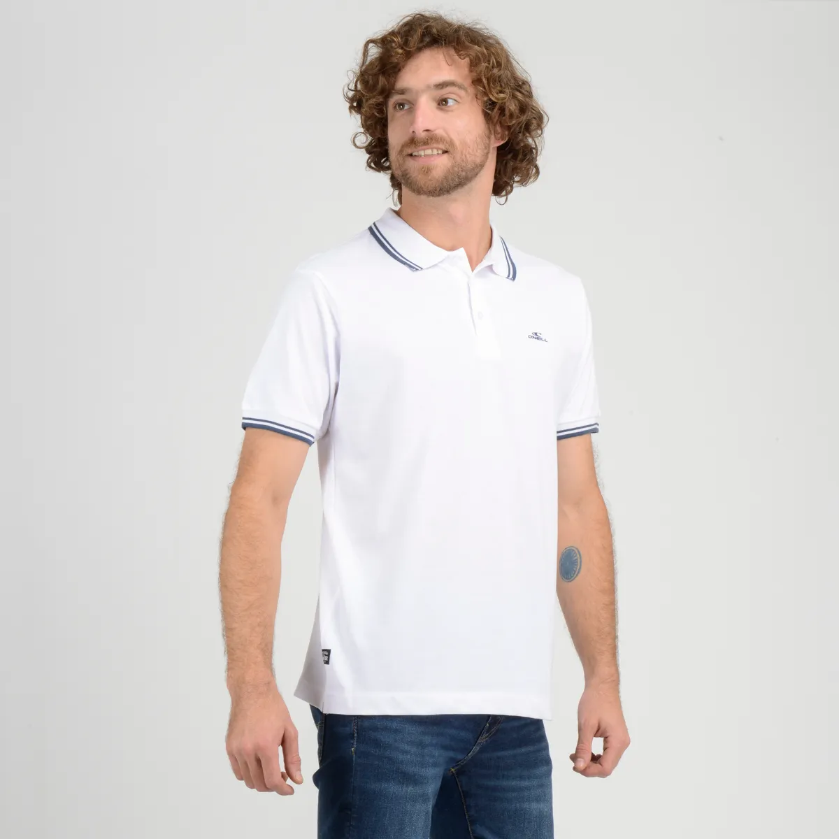 Polera Manga Corta Urban O'Neill Hombre Blanco - Imagen 2