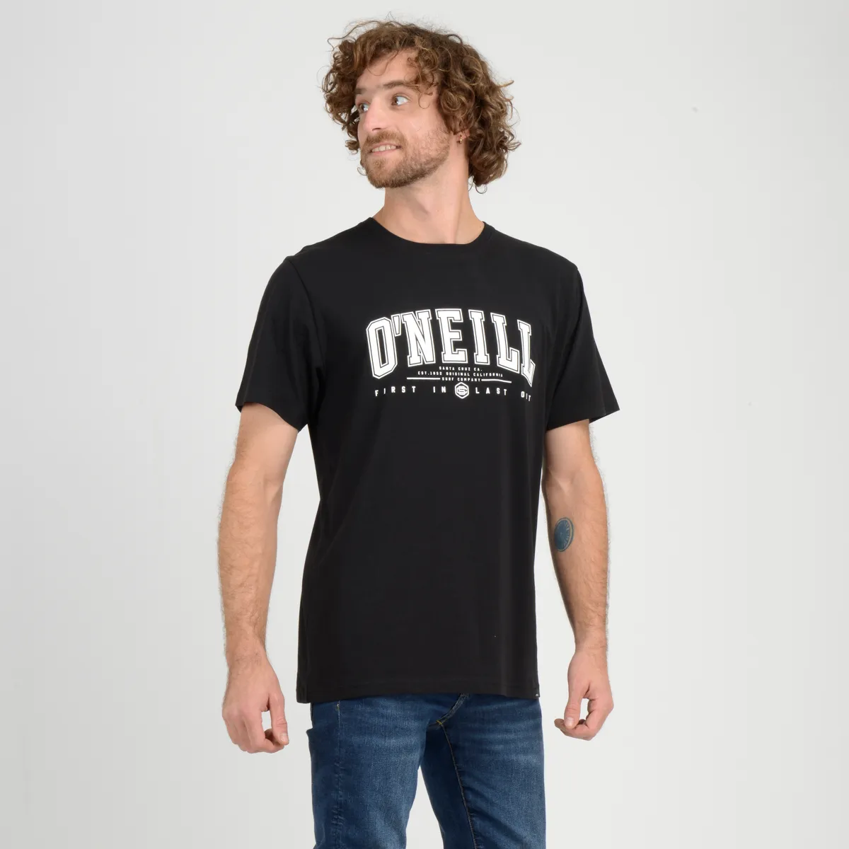Polera Manga Corta Bells O'Neill Hombre Blanco - Imagen 2