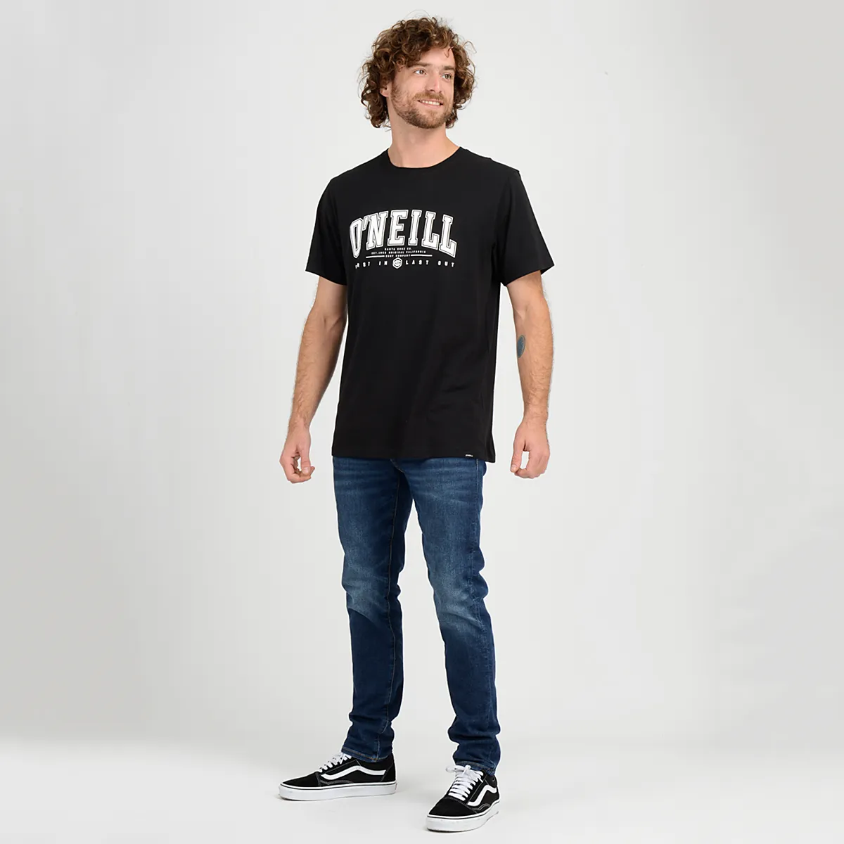 Polera Manga Corta Bells O'Neill Hombre Blanco - Imagen 4