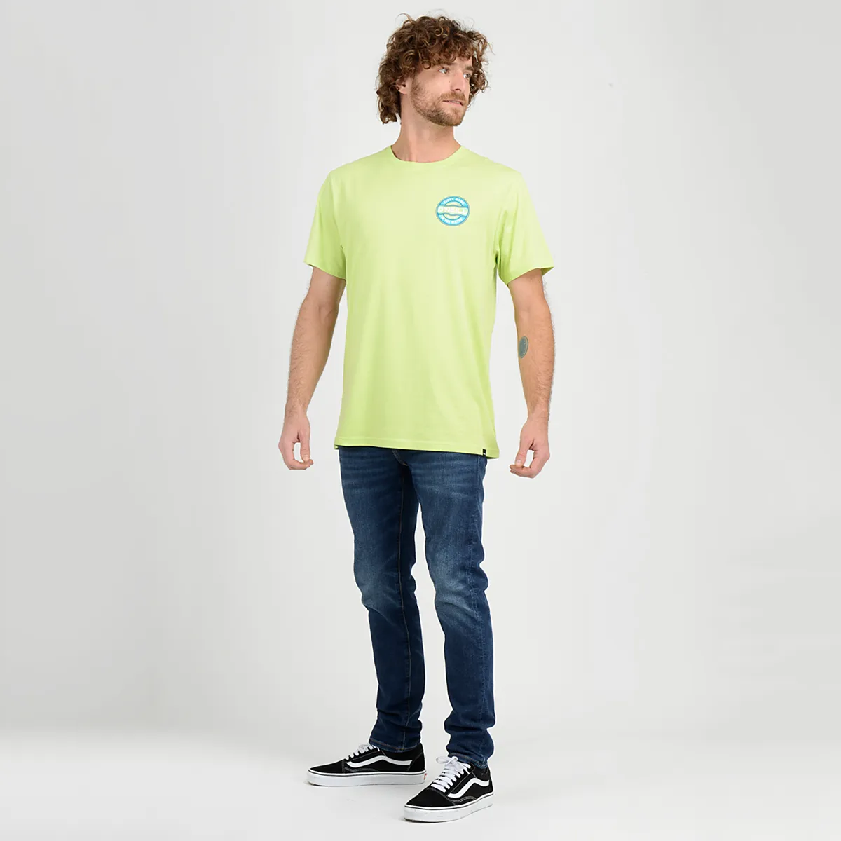 Polera Manga Corta Captain O'Neill Hombre Verde - Imagen 4