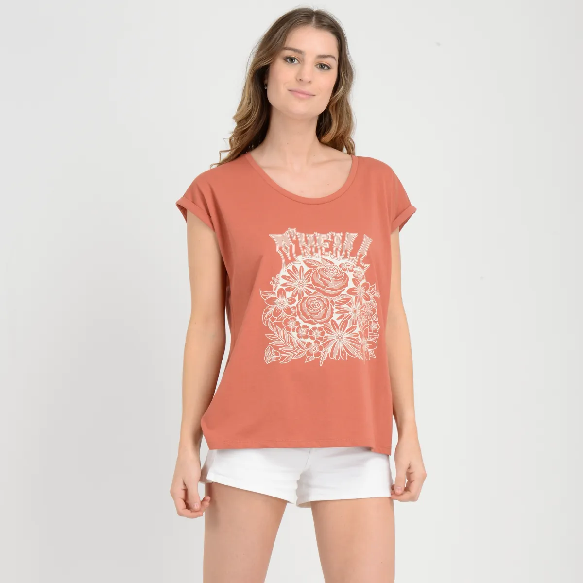 Polera Manga Corta Kota O'Neill Mujer Caf? Cobre - Imagen 2