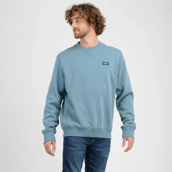Poleron Cuello Redondo Crew O'Neill Hombre Turquesa - Imagen 2