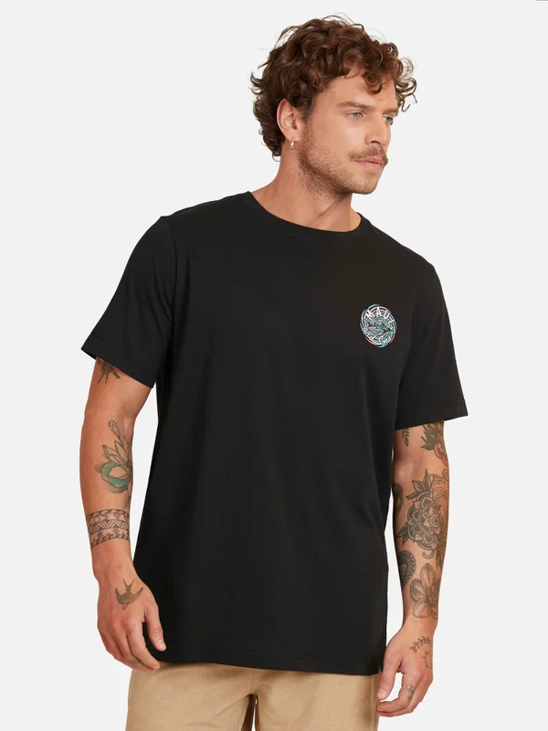Polera Vort Shark Maui Hombre Black