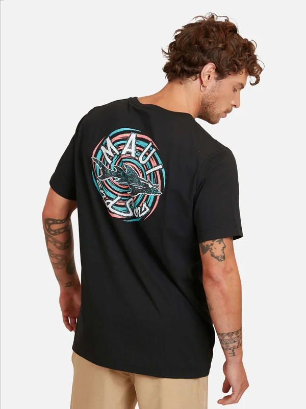 Polera Vort Shark Maui Hombre Black - Imagen 2