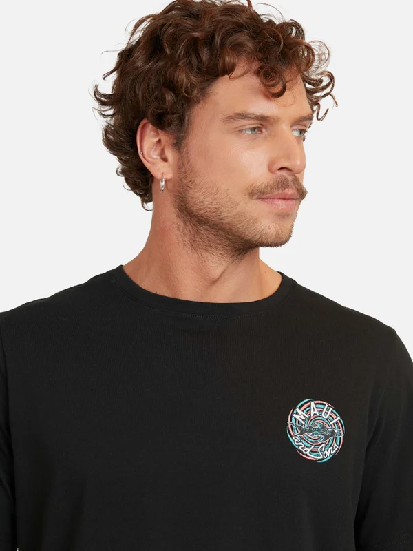 Polera Vort Shark Maui Hombre Black - Imagen 3