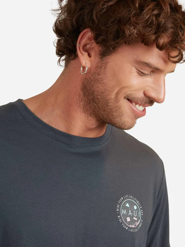 Polera Cookie Madness Maui Hombre Dark Grey - Imagen 2