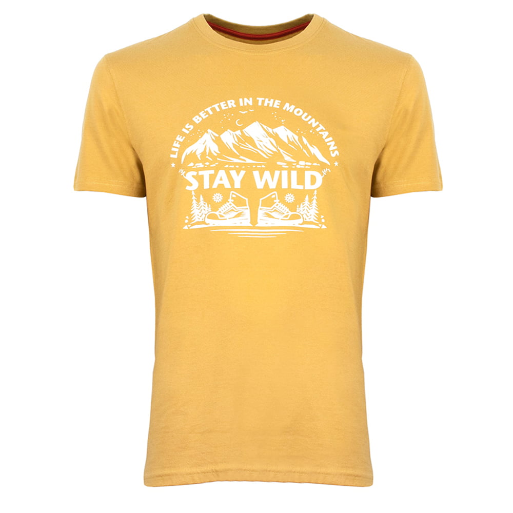 Polera Hombre Lircay Mostaza
