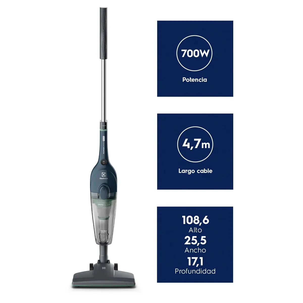 Aspiradora Vertical  Electrolux 2 en 1  STK14 Azul S135000784 - Imagen 2