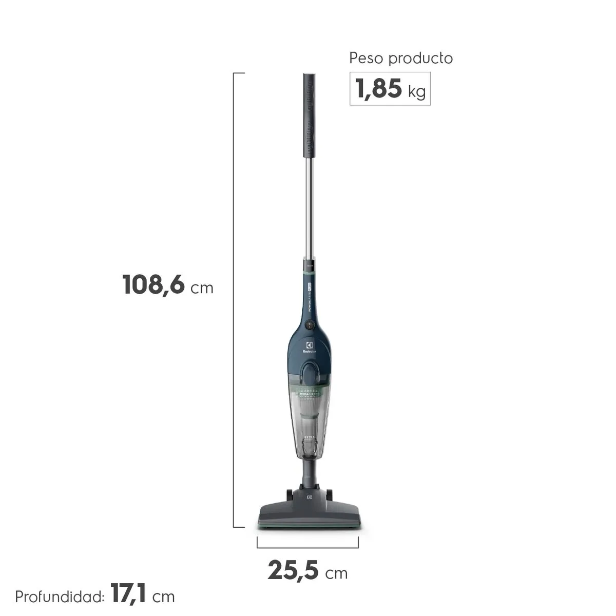 Aspiradora Vertical  Electrolux 2 en 1  STK14 Azul S135000784 - Imagen 6