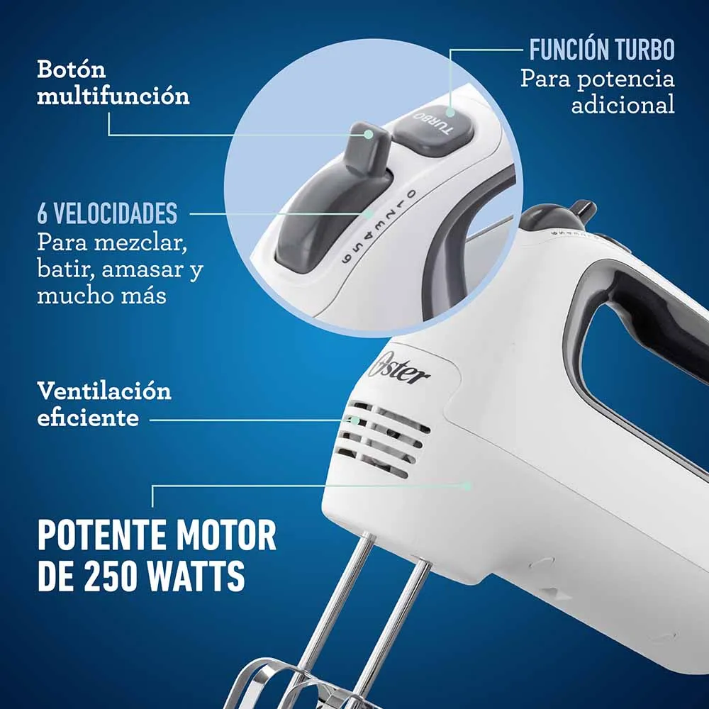 Batidora de Mano Oster FPSTHM3532 - Imagen 6