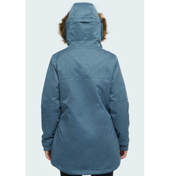 Chaqueta Alpes Mujer Celeste-Gris - Imagen 3