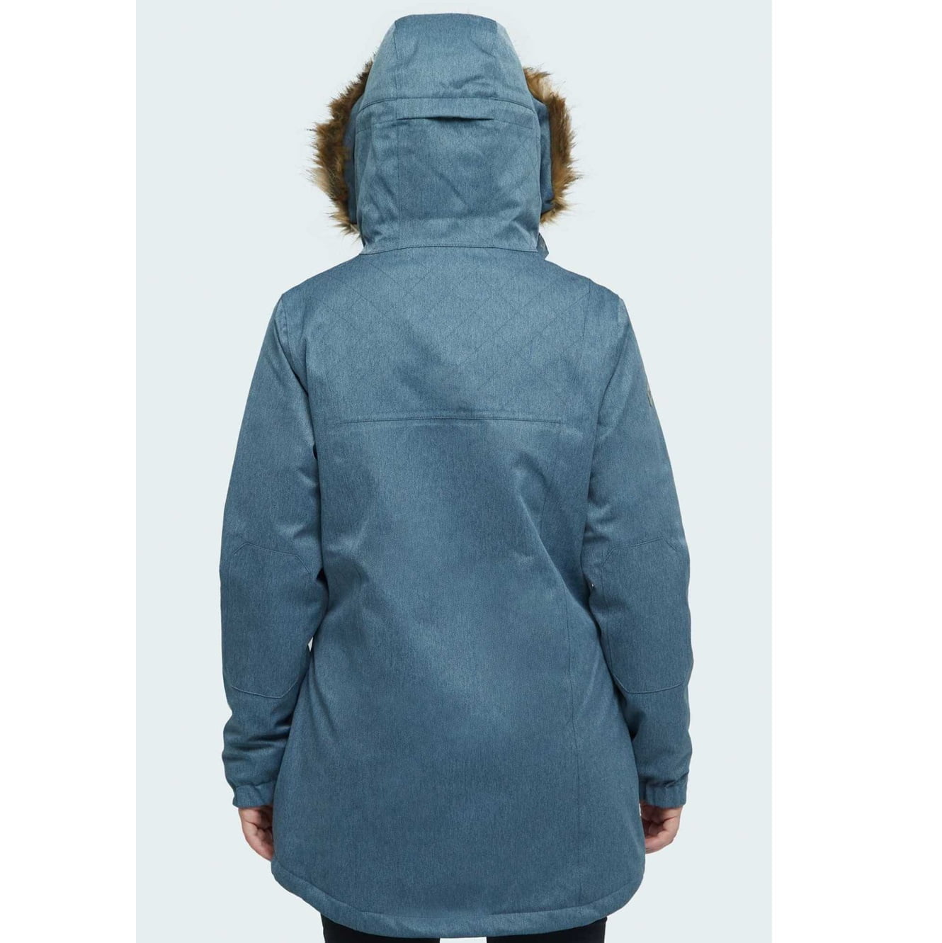 Chaqueta Alpes Mujer Celeste-Gris - Imagen 3