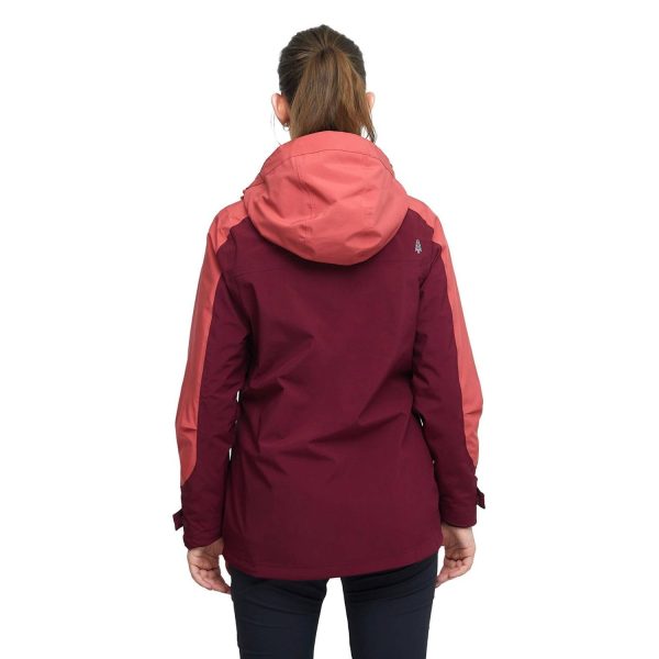 Chaqueta Mujer 3 en 1 Queenstown Burdeo - Imagen 3