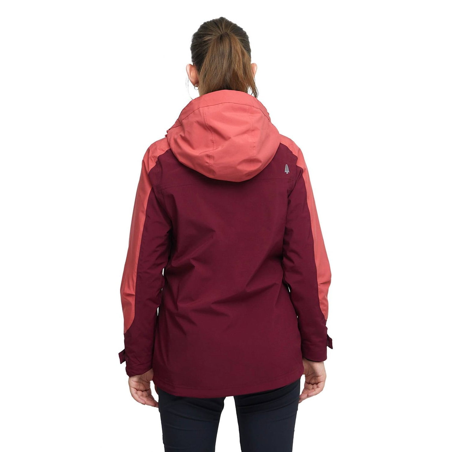 Chaqueta Mujer 3 en 1 Queenstown Burdeo - Imagen 3