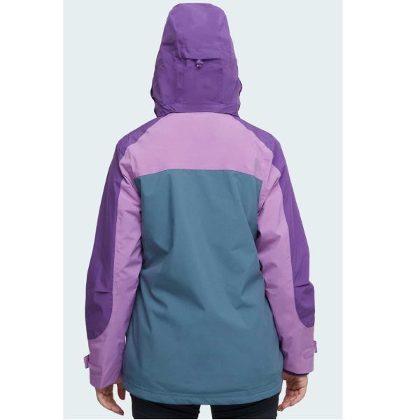 Chaqueta mujer 3 en 1 Queenstown P?rpura Ocaso - Imagen 3