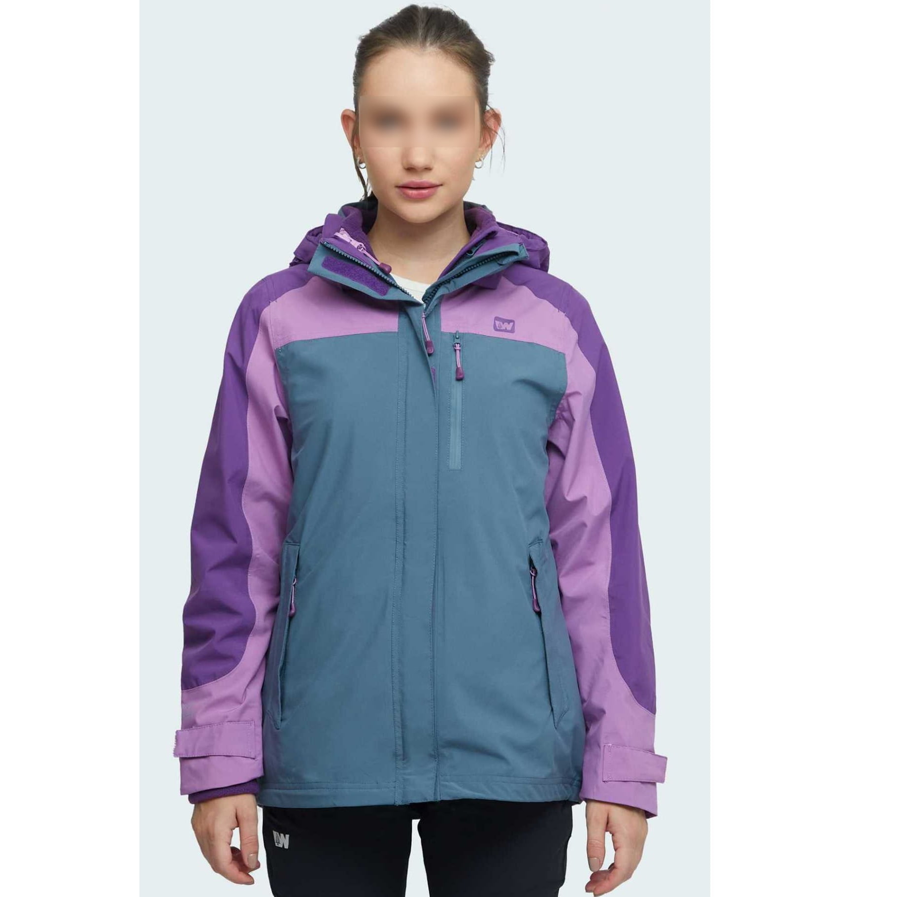 Chaqueta mujer 3 en 1 Queenstown P?rpura Ocaso