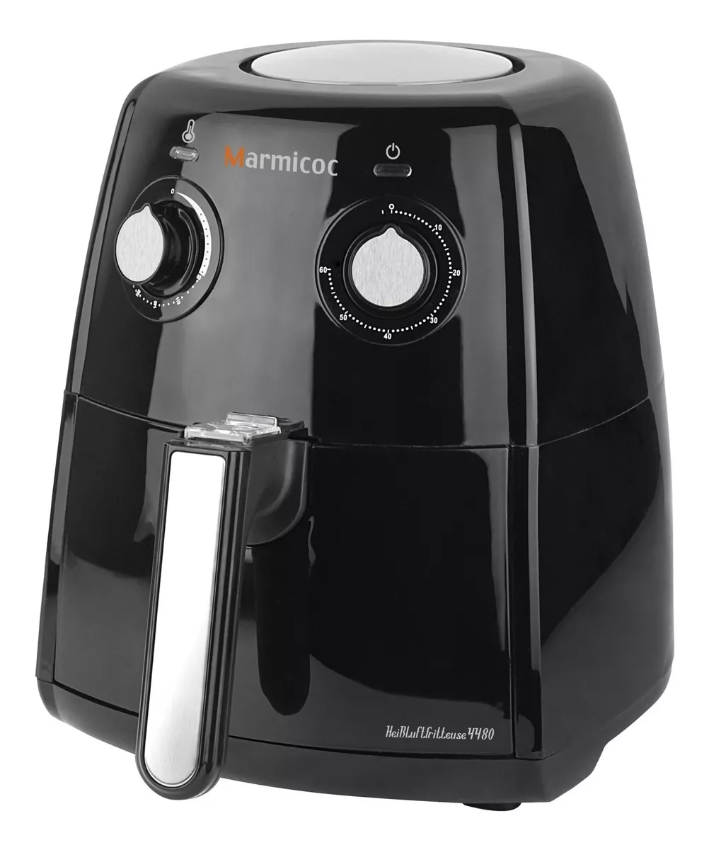 Freidora De Aire Eléctrica 2.5 Litros Marmicoc Ma4480 Color Negro
