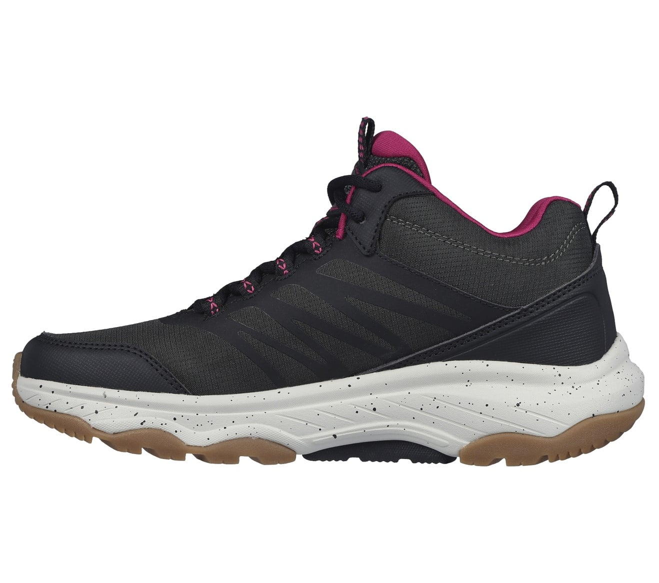 Zapatilla Outdoor Mujer GO WALK ARCH FIT Negro-Rojo - Imagen 4