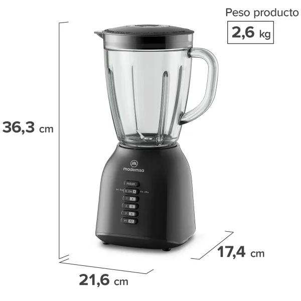 Licuadora Mademsa 1,5L MBL40 400 W - Imagen 7