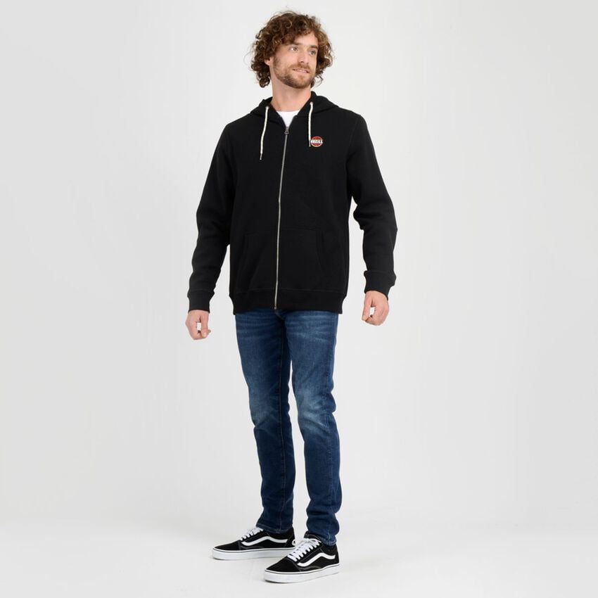 Poleron Full Zipper Line O'Neill Hombre Negro - Imagen 4