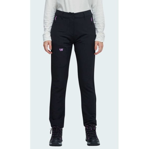 Pantalon Cargo Mujer Svizzer Negro