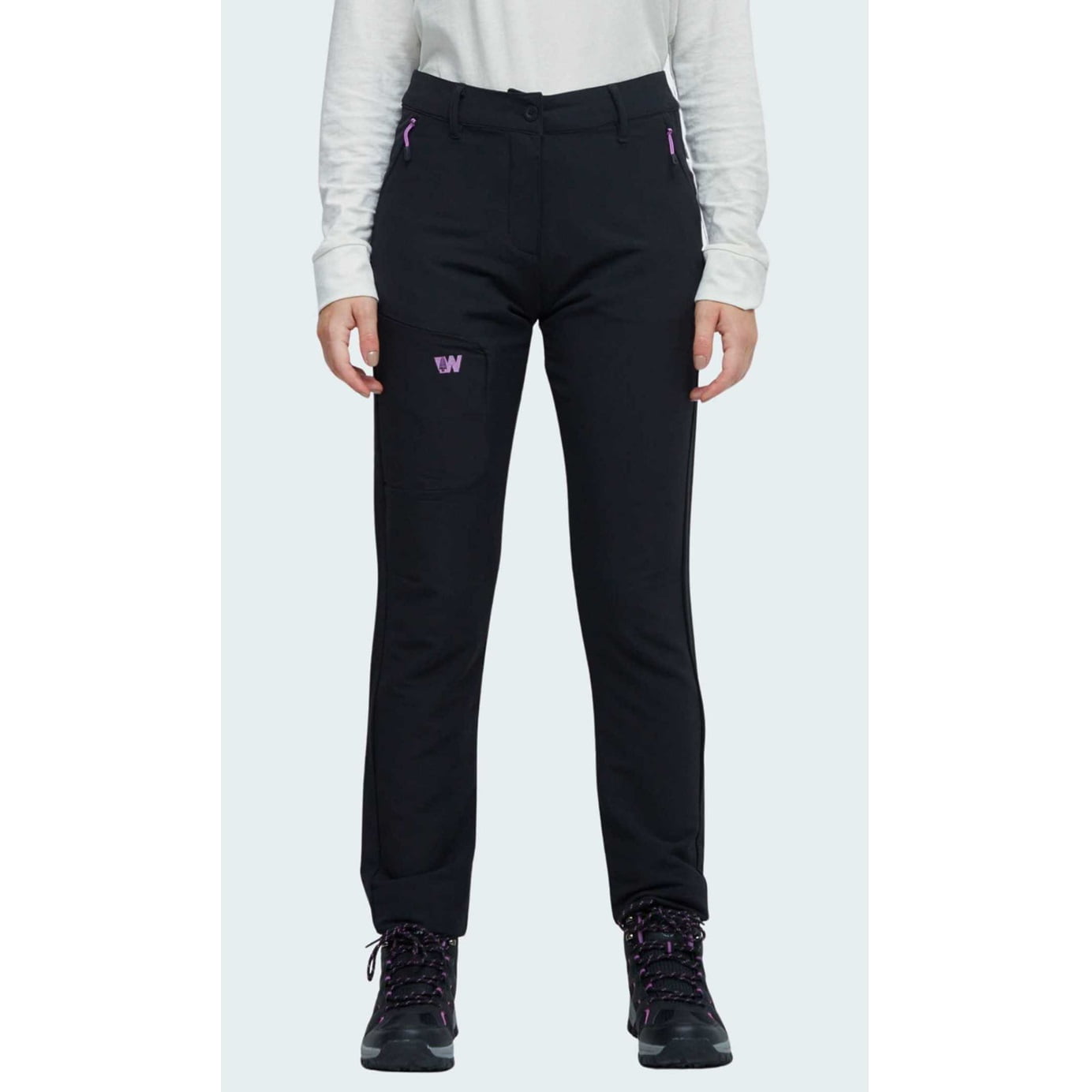 Pantalon Cargo Mujer Svizzer Negro