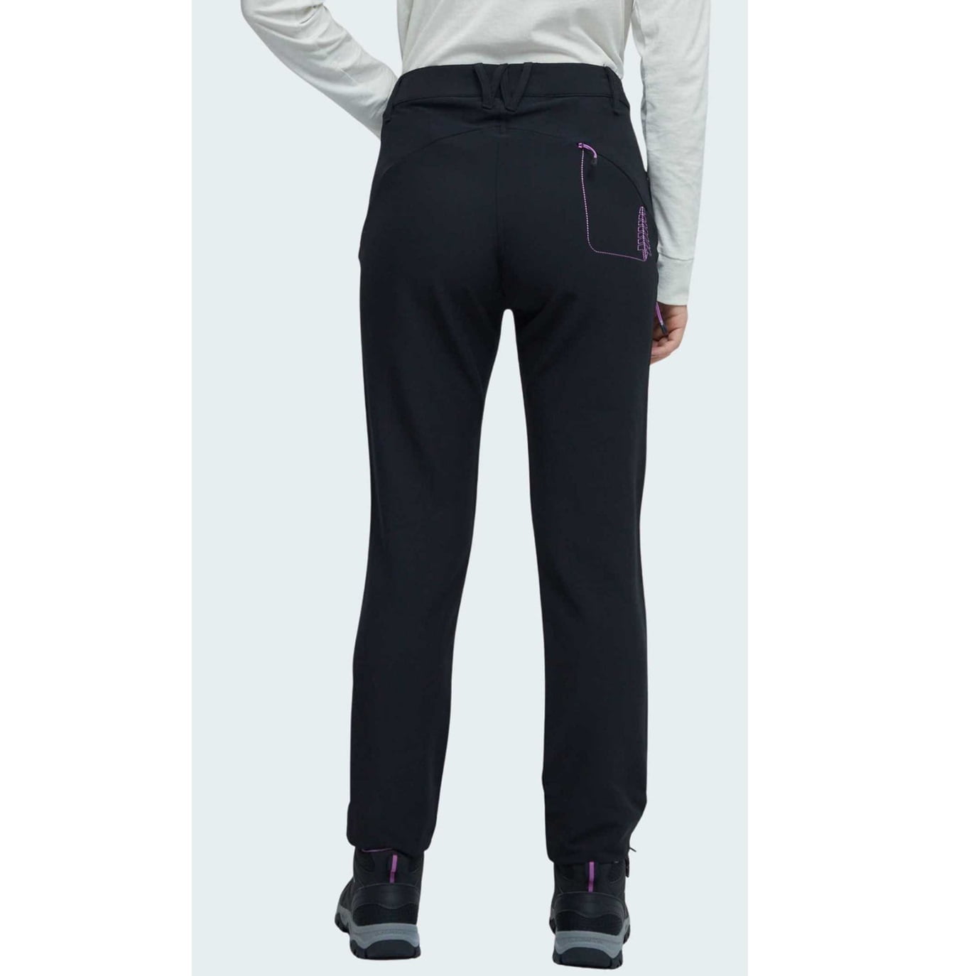 Pantalon Cargo Mujer Svizzer Negro - Imagen 3