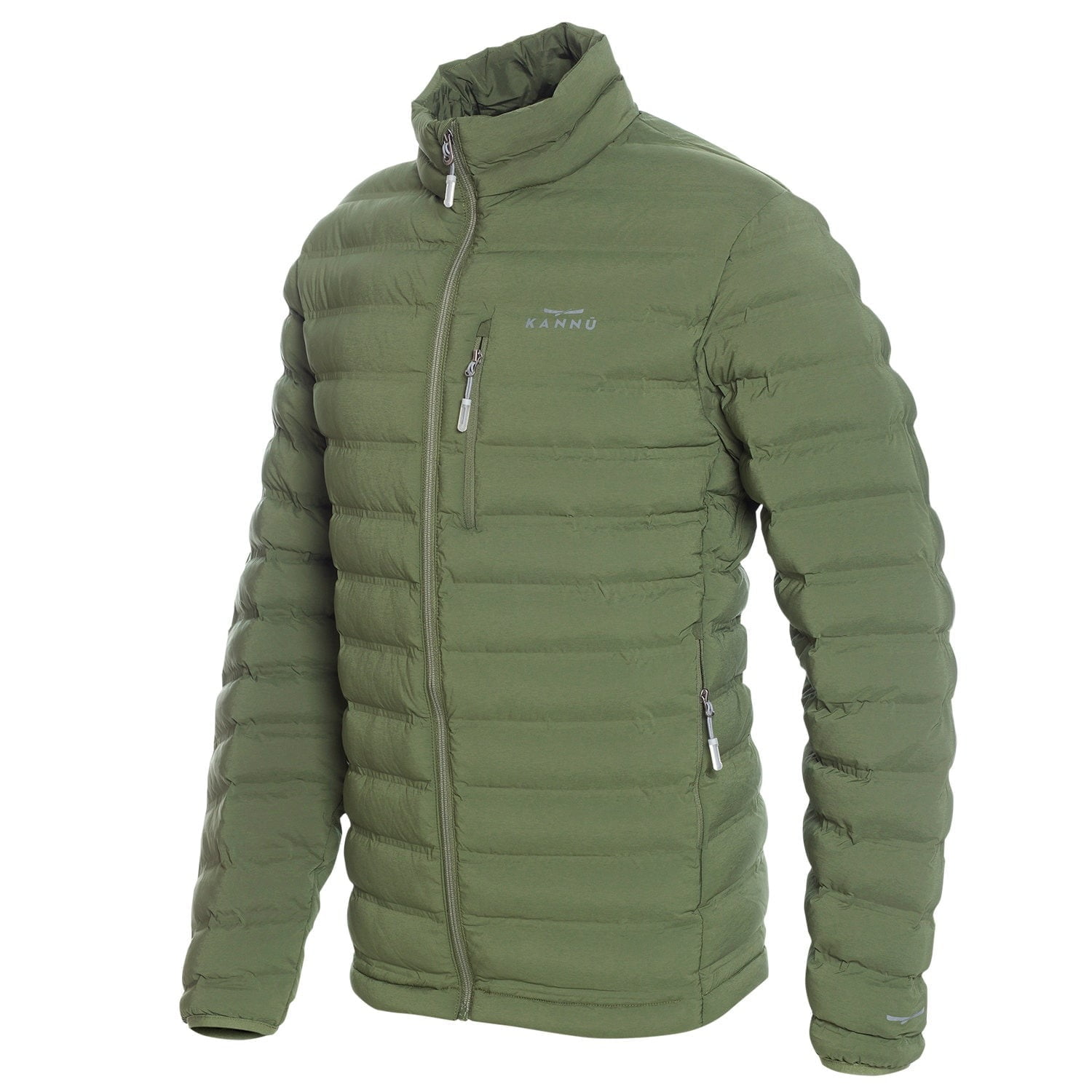 Parka Hombre Termosellada Bloques Verde