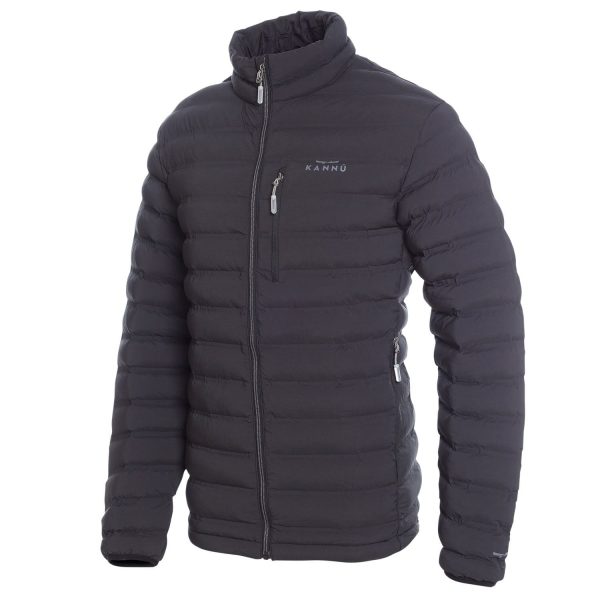 Parka Hombre Termosellada Bloques Negra