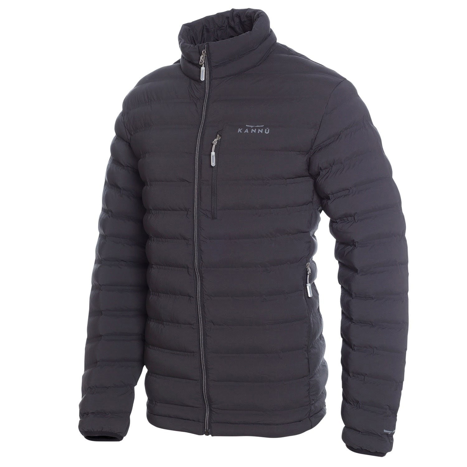 Parka Hombre Termosellada Bloques Negra