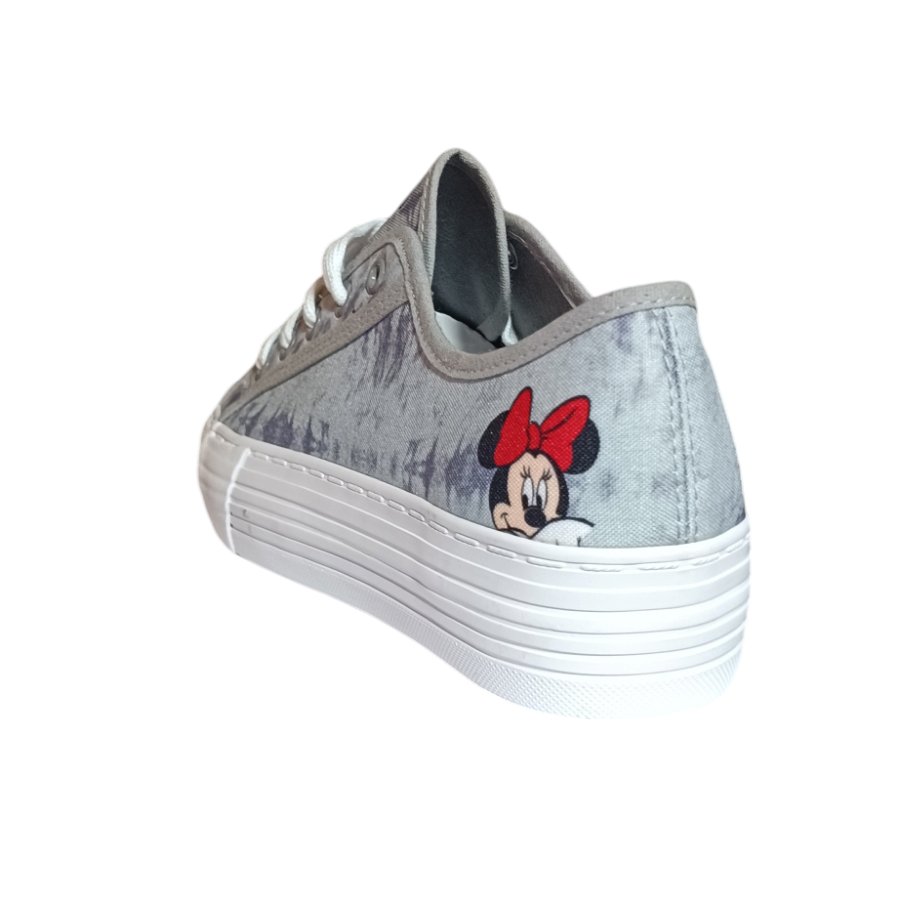 Zapatillas Urbanas Disney Mujer Grises con Diseño Minnie - Imagen 3