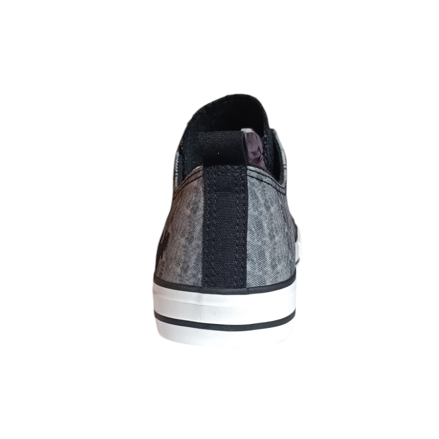 Zapatillas Mujer Gris con Negro  Disney Modelo Minnie Mouse diseño Mickey y Minnie - Imagen 4
