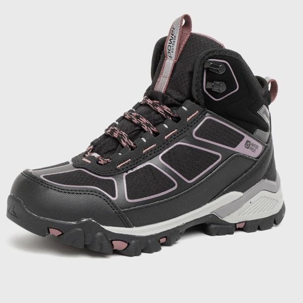 Zapatilla Outdoor Mujer Talus Moraine H20 Black/Purple