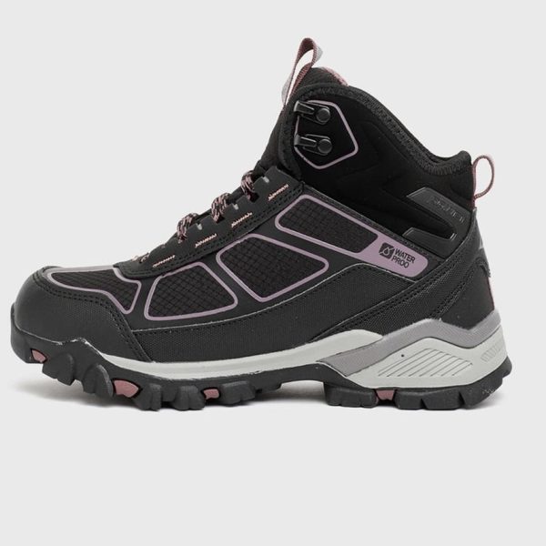 Zapatilla Outdoor Mujer Talus Moraine H20 Black/Purple - Imagen 2