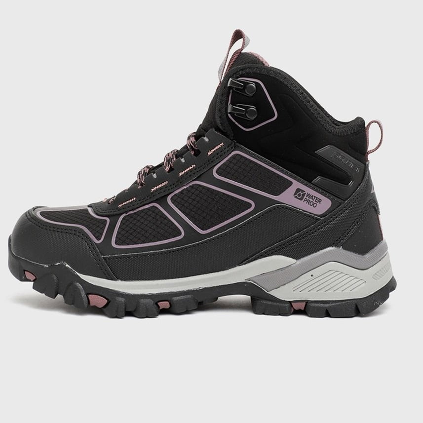 Zapatilla Outdoor Mujer Talus Moraine H20 Black/Purple - Imagen 2