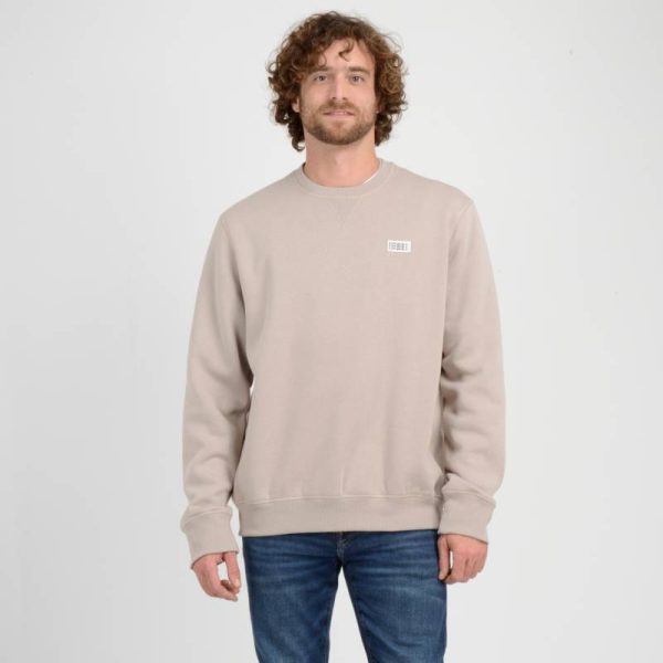 Poleron Cuello Redondo Crew O'Neill Hombre Beige