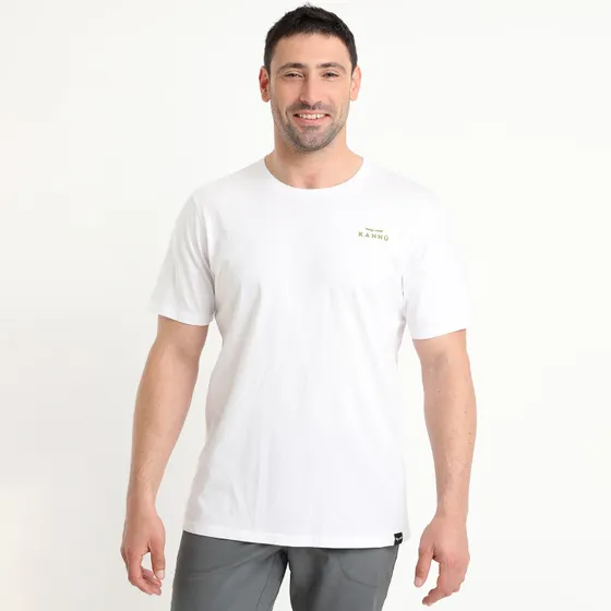 Polera Discharge Lifestyle Hombre Blanco