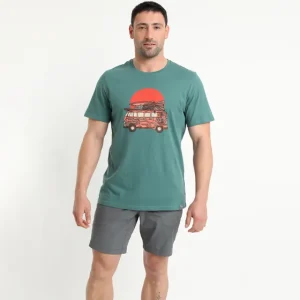 knv417163n013_01.webp Polera Discharge Lifestyle Hombre Verde